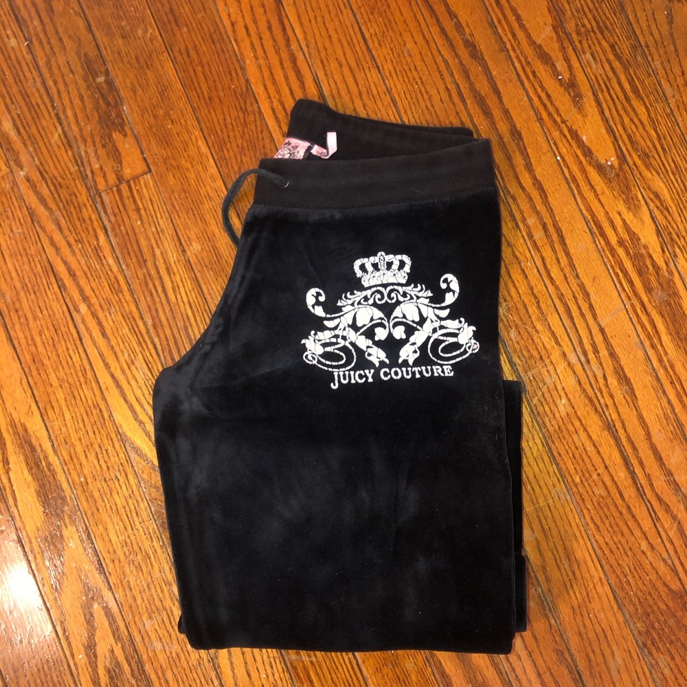 Juicy couture velour track suit pants